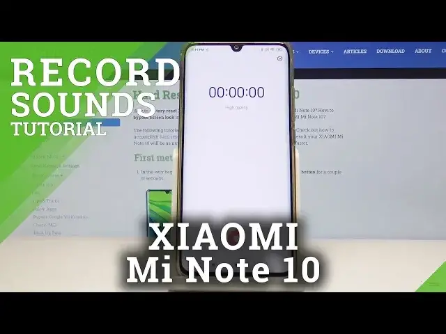 'Video thumbnail for How to Record Sounds in Xiaomi Mi Note 10 – Turn On Sound Recorder'