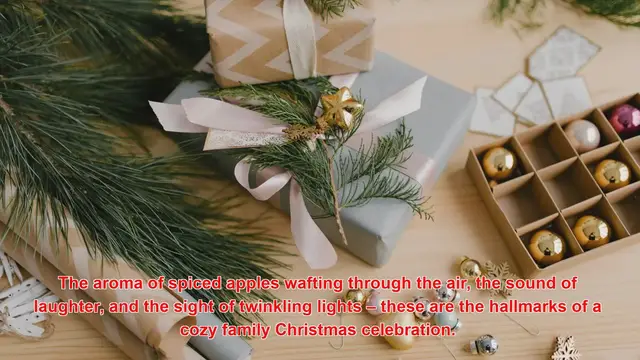 Video thumbnail for How Do Families Celebrate Christmas With Hot Cider And Holiday Treats?