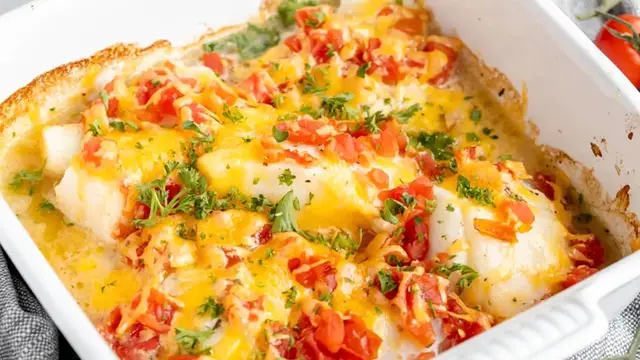 Video thumbnail for Baked cod recipe