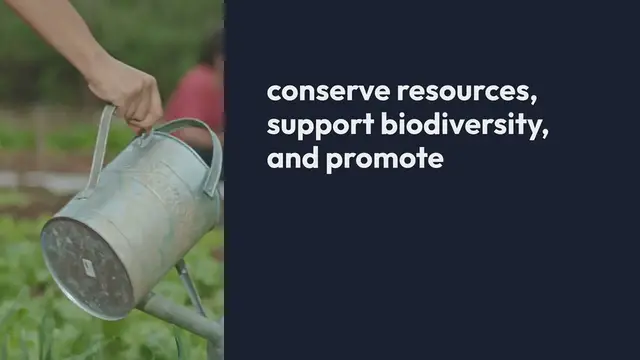 Video thumbnail for Sustainable Gardening In Botanical Gardens