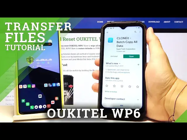 Video thumbnail for How to Transfer Data from Android Phone to Oukitel WP6