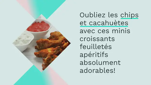 Video thumbnail for Minis croissants feuilletés pour l’apéritif