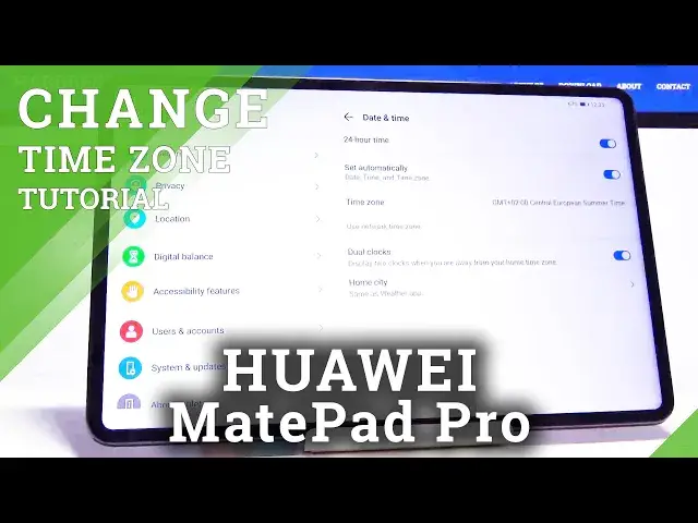 Video thumbnail for How to Set Date & Time in HUAWEI MatePad Pro – Change Clock Format