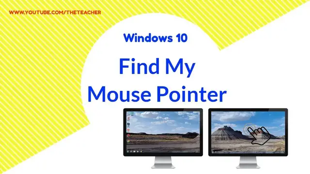 Video thumbnail for How to Find Mouse Pointer on Larger Screens on Windows 10 Tutorial