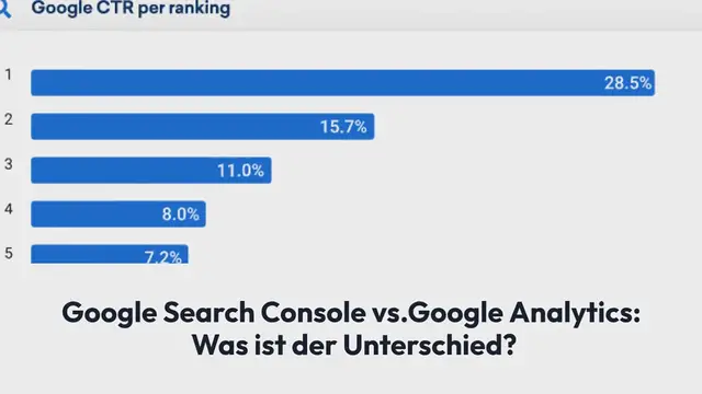 Video thumbnail for Google Search Console vs. Google Analytics: Was ist der Unterschied?