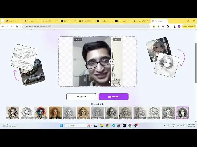 Video thumbnail for How to Turn ANY Photo into Professional Art in 3 Seconds | Photo to Sketch AI Review FREE Tool!