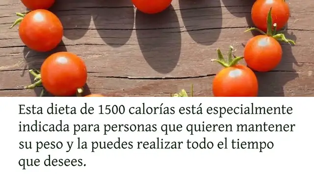 Video thumbnail for Dieta de 1500 calorías