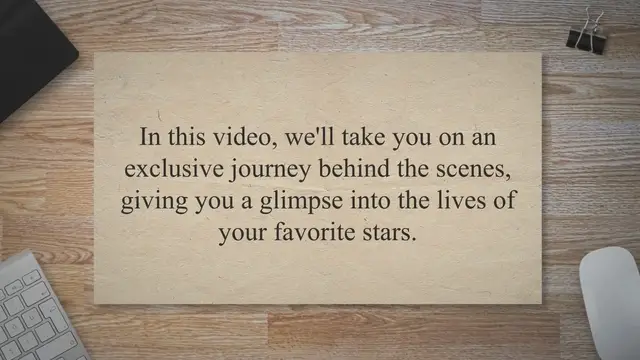 'Video thumbnail for Inside the Glamorous World of Hollywood Celebrities: Unveiling the Latest News and Gossip'