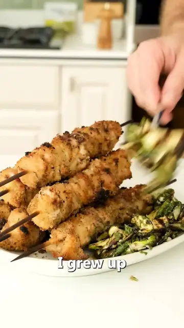 'Video thumbnail for Chicken Spiedini with Zucchini & Potato | Crispy Italian Skewers + Veggie Sides 🍗🥔🥒'