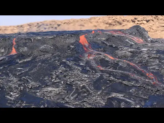 'Video thumbnail for Lava flows from Erta Ale volcano's lava lake early afternoon 17 Jan 2017 (2)'