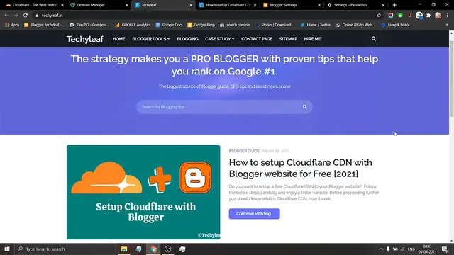 Video thumbnail for How to setup Cloudflare CDN on Blogger for Free_ _ ( Improve page speed & security )