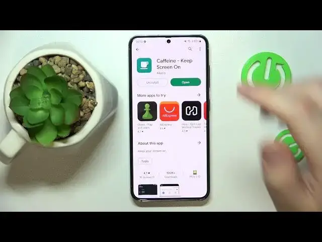 Video thumbnail for How to Change Screen Time to Never in Samsung Galaxy S23 - Caffeine App Option