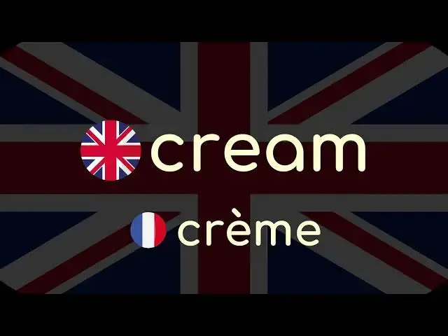 Video thumbnail for Comment prononcer « cream » en anglais
