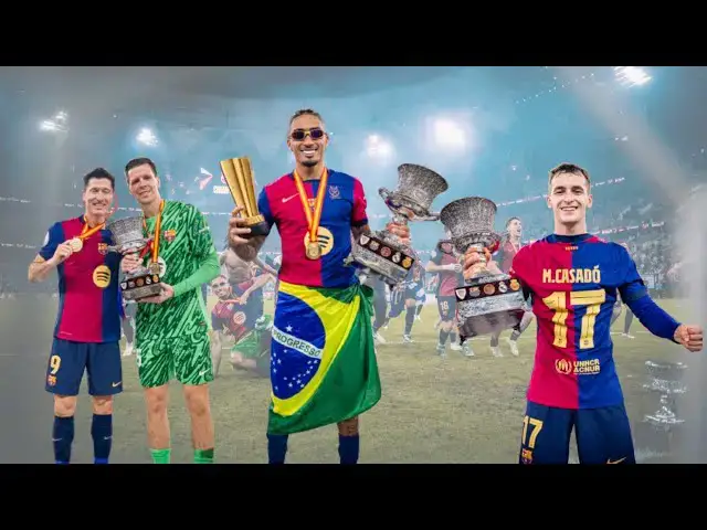 Video thumbnail for ASÍ FUE LA CELEBRACIÓN DEL BARÇA TRAS GANAR LA SUPERCOPA  #carpetasblaugranas #futbol #barca