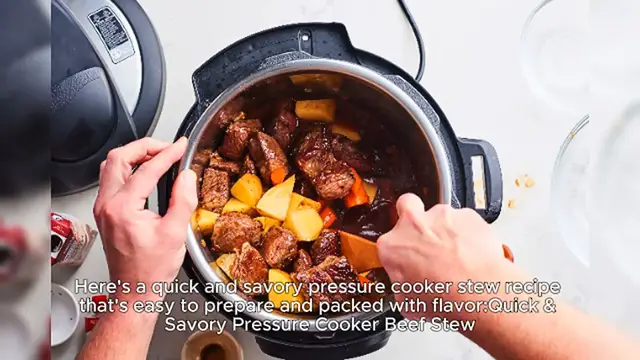 Video thumbnail for One-Pot Pressure Cooker Beef Stew