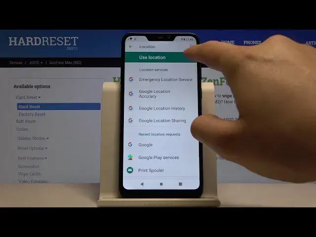 'Video thumbnail for How to Turn Off Device Location on Asus Zenfone Max M2 – Disable Geolocation Services'
