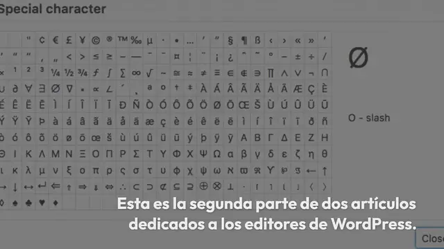 Video thumbnail for Diseccionando el editor de WordPress TinyMCE
