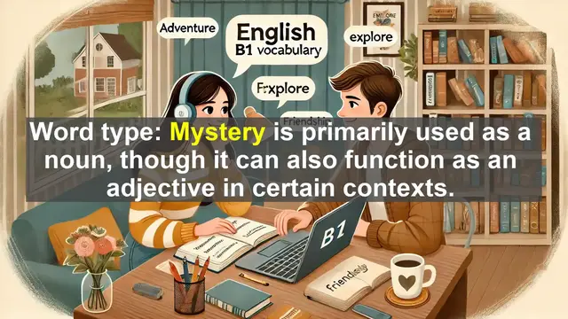 Video thumbnail for 2500 Must Know CEFR B1 Vocabulary - The Word 'Mystery': Meaning, History, and Usage