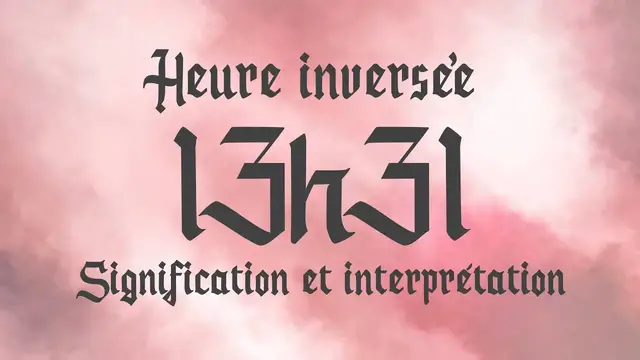 Video thumbnail for 💮 HEURE INVERSÉE 13h31 - Signification et Interprétation angélique
