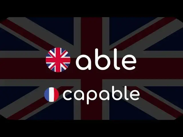 Video thumbnail for Comment prononcer « able » en anglais