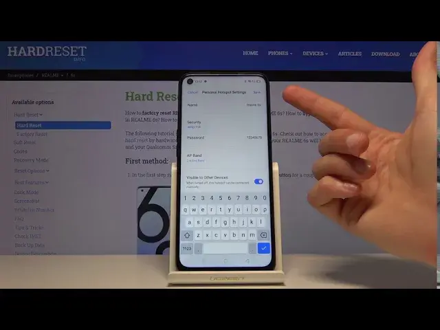 'Video thumbnail for How to Activate Portable Hotspot on REALME 6S – Wi-Fi Sharing'