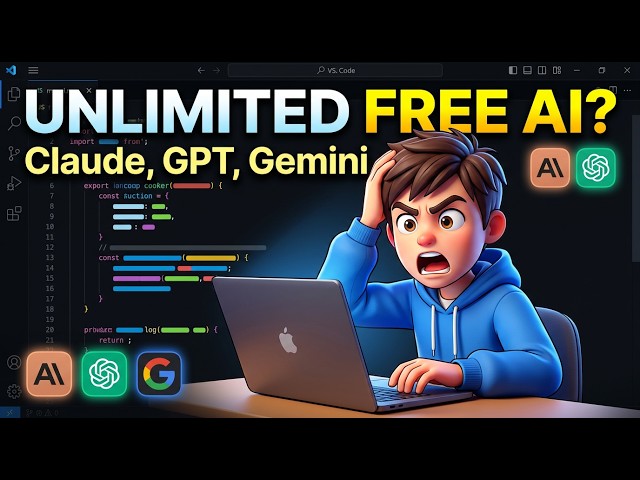 Video thumbnail for There’sAnAIForThat AI 😱 Unlimited FREE AI APIs, Apps & Tools (Claude, GPT, Gemini – No Limits) 100%