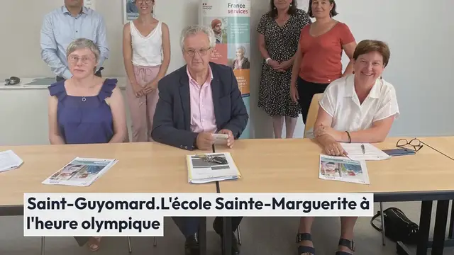 Video thumbnail for Saint-Guyomard. L’école Sainte-Marguerite à l’heure olympique