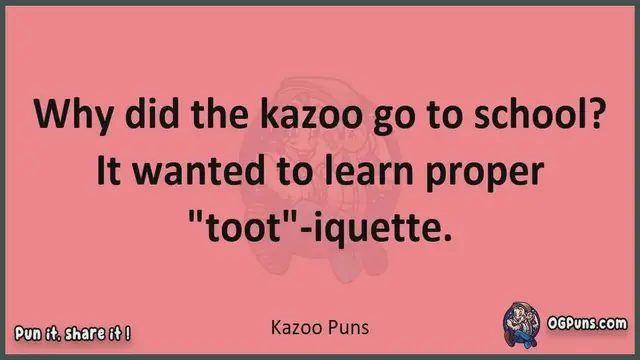 Video thumbnail for Kazoo - Jokes, Puns, Wordplays, and Laughter