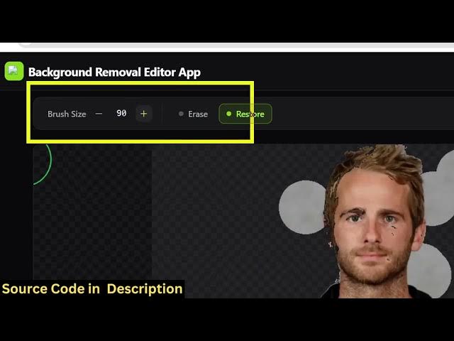 Video thumbnail for Build a React IMG.LY & MediaPipe AI Image Background Remover Like Canva Clone Web App in Browser