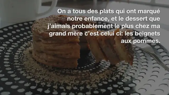 Video thumbnail for Les beignets aux pommes de mon enfance