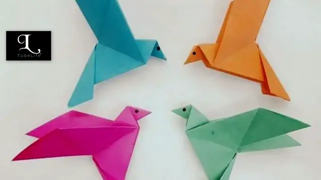 Video thumbnail for How to make a paper Birds step by step | Origami craft