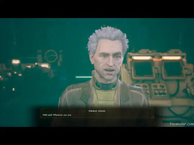 Video thumbnail for Kept Secret But Not Forgotten Phineas Welles Quest Start Dialogue with SAM and Vicar Max