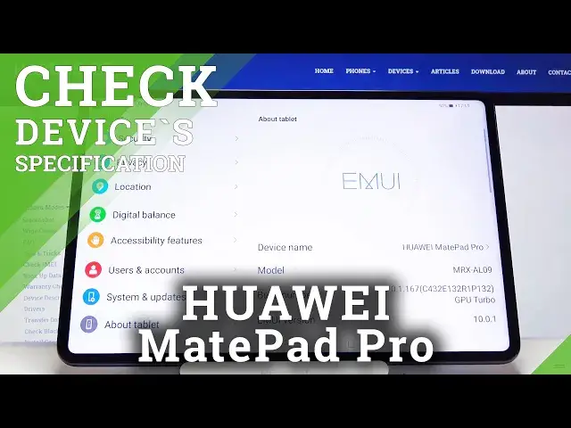 'Video thumbnail for How to Check Device’s Specification in HUAWEI MatePad Pro – Find Phone Info'