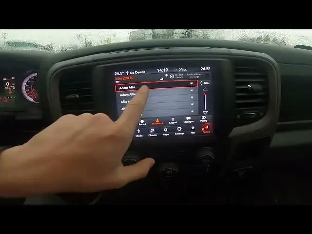 Video thumbnail for How to Check Contact List on Radio Display in Dodge Ram 1500 II ( 2019 - now ) Open Phone Book
