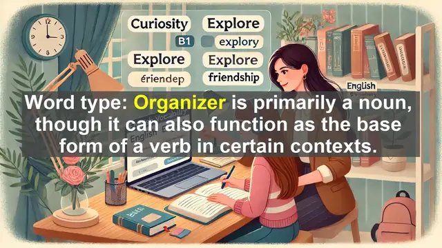Video thumbnail for 2500 Must Know CEFR B1 Vocabulary - Mastering 'Organizer': A Key Word for Advanced English Learners