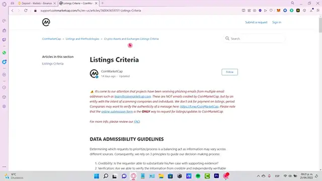 Video thumbnail for How To List a Coin on Coinmarketcap (Step by Step)  List Token