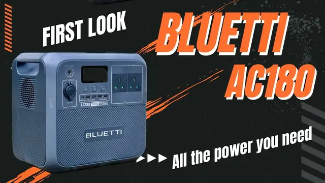 Video thumbnail for Bluetti AC180 - Take a bit more home away from home