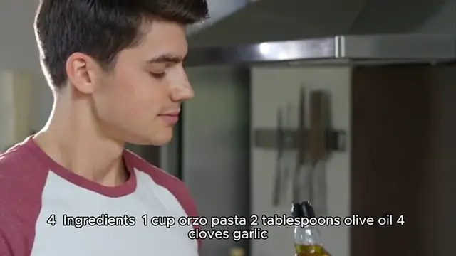 Video thumbnail for Lemon Garlic Orzo Recipe