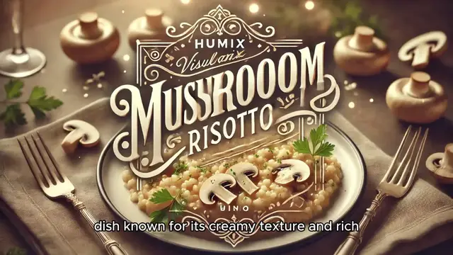 Video thumbnail for Mushroom Risotto