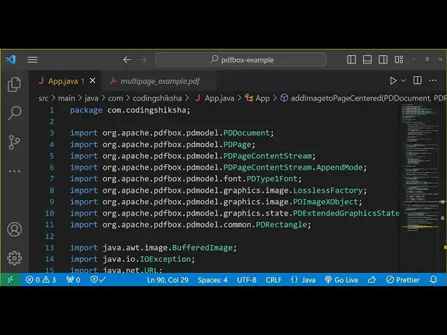 Video thumbnail for Java Apache PDFBox Tutorial to Create & Modify PDF with Images, Text & Adding Watermarks Full Course