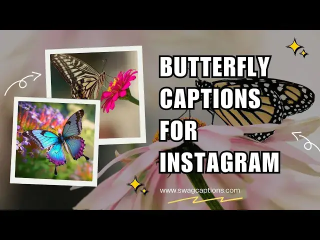 Video thumbnail for Butterfly Captions for Instagram