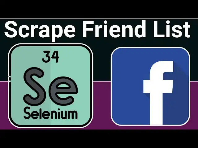 Video thumbnail for Python 3 Facebook API Selenium Script to Scrape Facebook Friend List and Save it inside CSV File