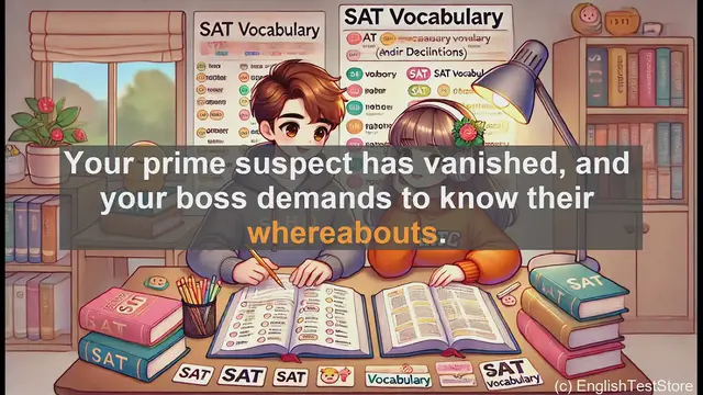 Video thumbnail for 5000 Must Know SAT Vocabulary - Decoding 'Whereabouts': Boost Your SAT Vocabulary