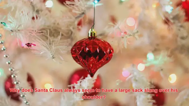 Video thumbnail for Why Is Santa Often Depicted As Carrying A Large Sack Of Toys?
