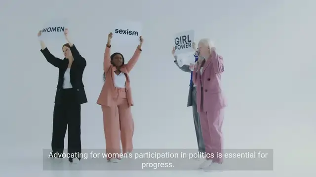 Video thumbnail for UPLIFTING Women - Advocating for Equal Political Rights