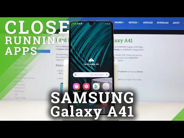 'Video thumbnail for How to Switch Off Running Apps on SAMSUNG Galaxy A41 – Clear App Background'
