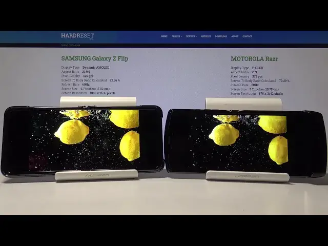Video thumbnail for Display Comparison SAMSUNG Galaxy Z Flip VS MOTOROLA Razr 5G