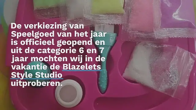 Video thumbnail for Blazelets Style studio Magische armbanden van poeder