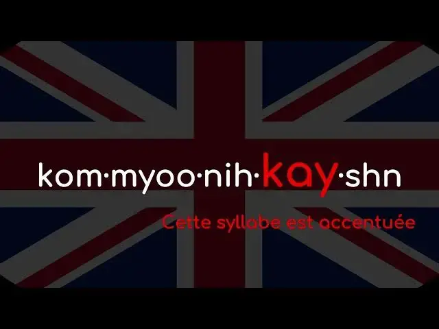 Video thumbnail for Comment prononcer « communication » en anglais