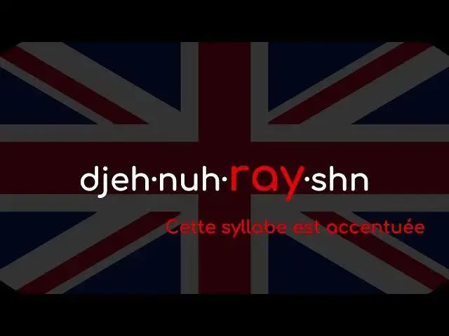 Video thumbnail for Comment prononcer « generation » en anglais